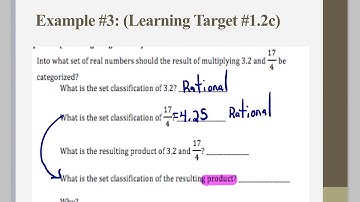 Unit 1.2 - Video - Learning Target 1.2c