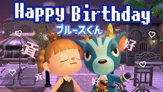 【貢ぎ】ブルースくんの誕生日をお祝いする🎂【あつまれどうぶつの森】