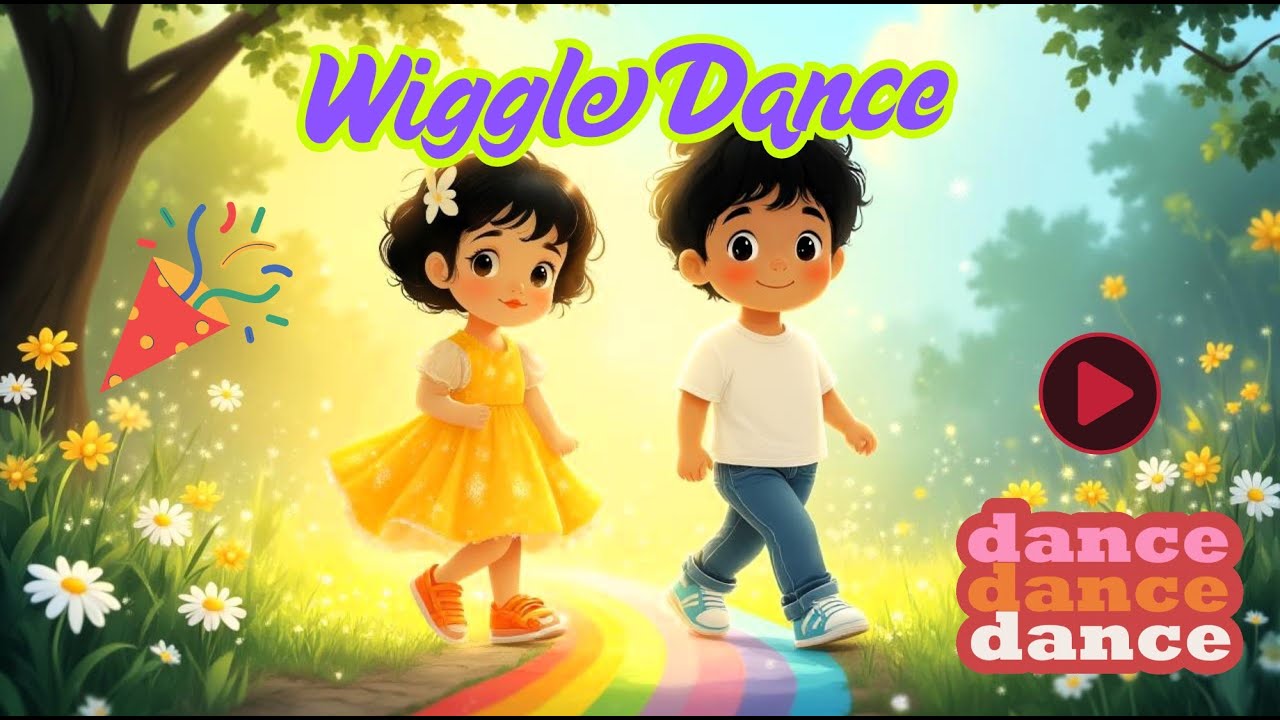 The wiggle dance! Toddlers dance along song for kids super simple moves ...