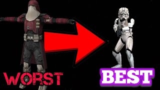 All Classic Battlefront 2 Classes Ranked WORST To BEST