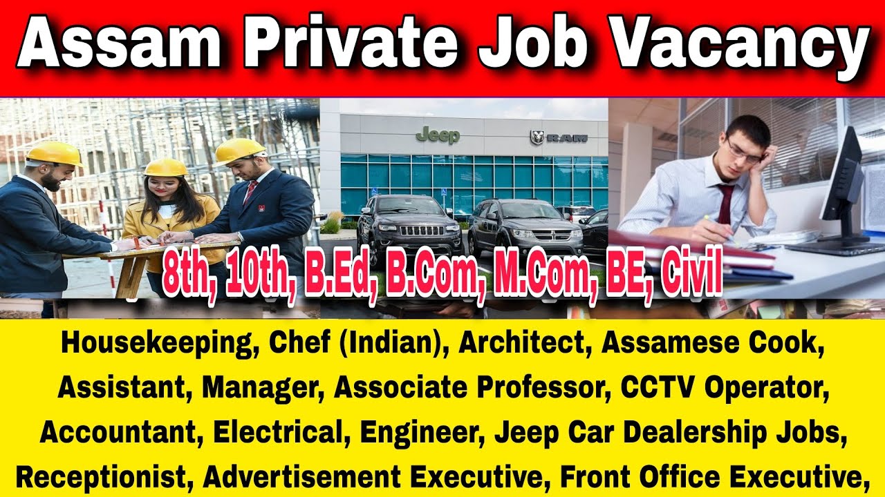 Assam Jeep Car Dealership Private Jobs Private Job Vacancy in Assam