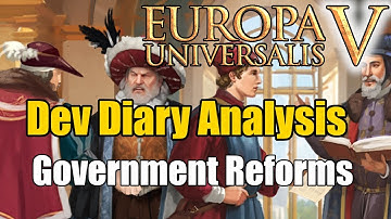 EU5 Modders Discuss Government Reforms