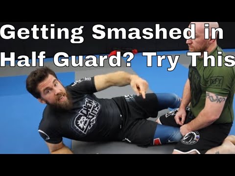 How To Use Lockdown to Escape a Tight Half Guard Smasher in BJJ