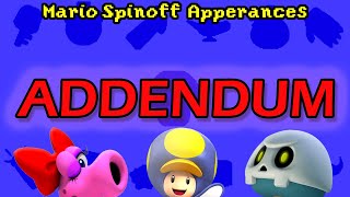 Mario Character Spinoff Appearances: ADDENDUM
