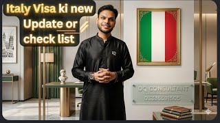 New Checklist For Italy 🇮🇹 Family Reunion visa | Family Visa Update | 03335591505 | Italy update