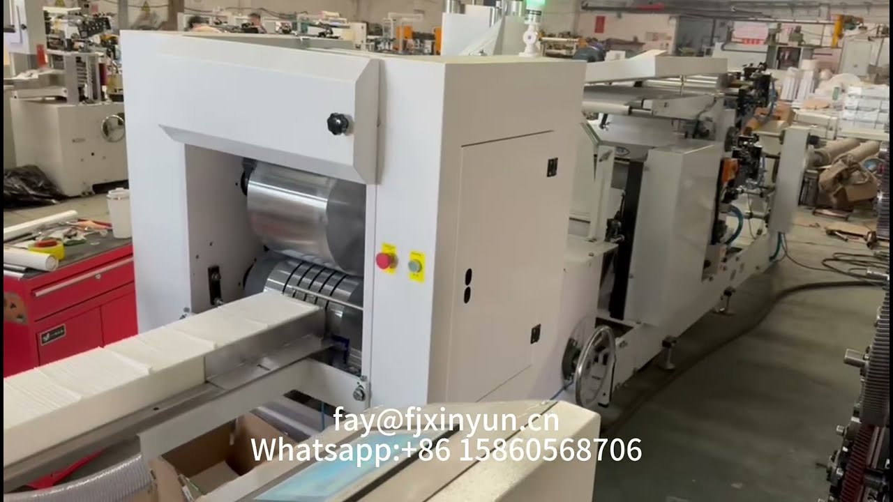 400mm one eight with L fold napkin tissue paper making machine