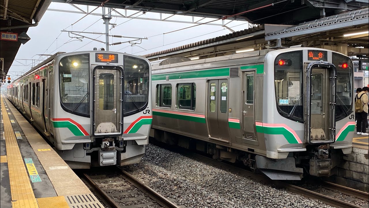 701系1000番台(F4編成)の代走。E721系0番台(磐越西線対応車(P-10番台