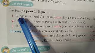conjugaison 1 :Identifier le passé, le présent et le futurالتعرف على الماضي والمضارع والمستقبل