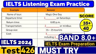 IELTS Listening Practice Test 2024 with Answers [Real Exam - 426 ]