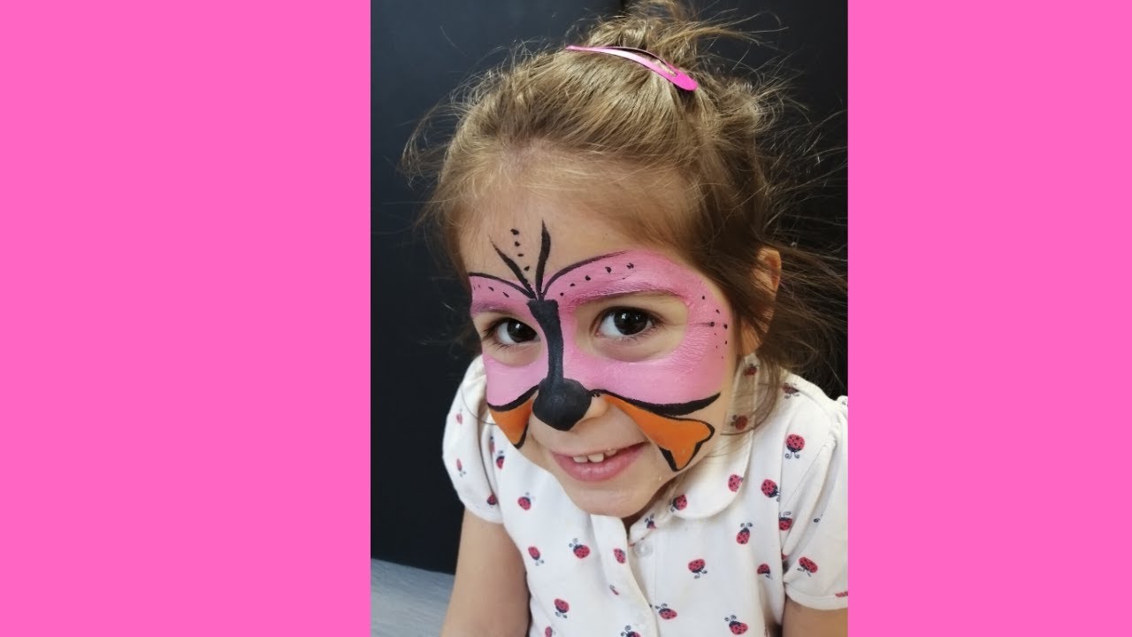 TUTORIAL TRUCCABIMBI SEMPLICE - FACEPAINTING EASY- FARFALLA- BUTTERFLY 