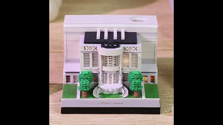 #notepad #memopad #stationery #whitehouse #building #calendar 3D Memo Pad Desk Calendar Stationery