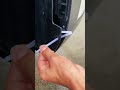 Car fender adhesive ties #shorts