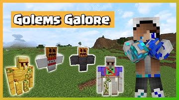 Mod Showcase: Golems Galore | Minecraft