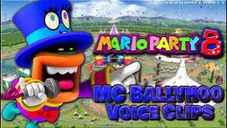 All MC Ballyhoo Voice Clips • Mario Party 8 • Nintendo Wii • Voice Lines (Stephan Weyte)