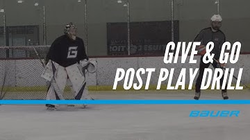 Bauer Development Series: Give and Go Post Play Drill