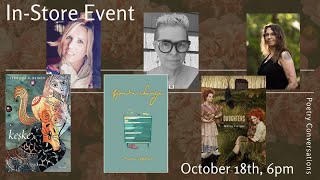 Poetry Conversations with Jennifer Reimer, Irene Cooper, and Brittney Corrigan