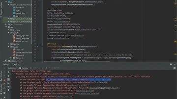 NullPointerException error on an Android project