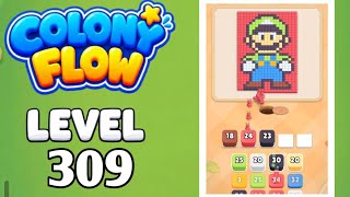 Colony Flow Level 309  hard Walkthrough Solution 