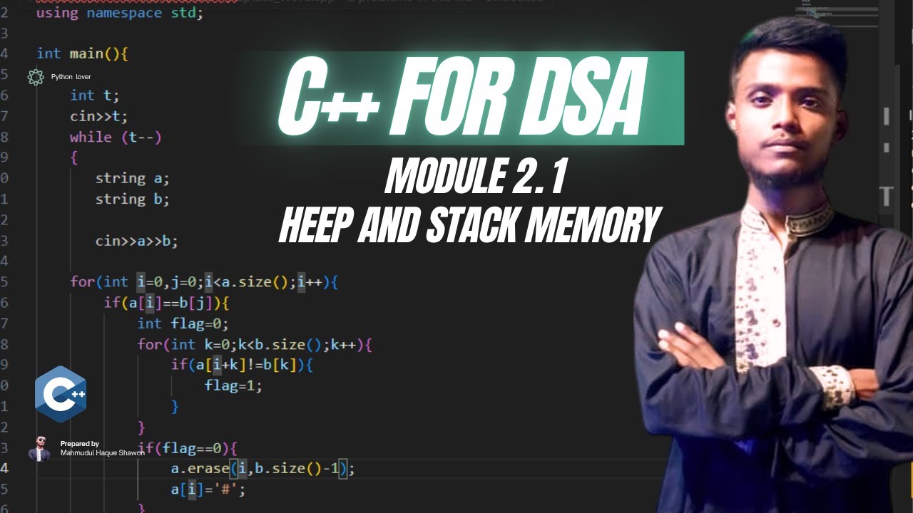 Module 2.1| C++ Heap vs Stack Memory Explained মেমোরি কোথায় যায় বুঝুন ...