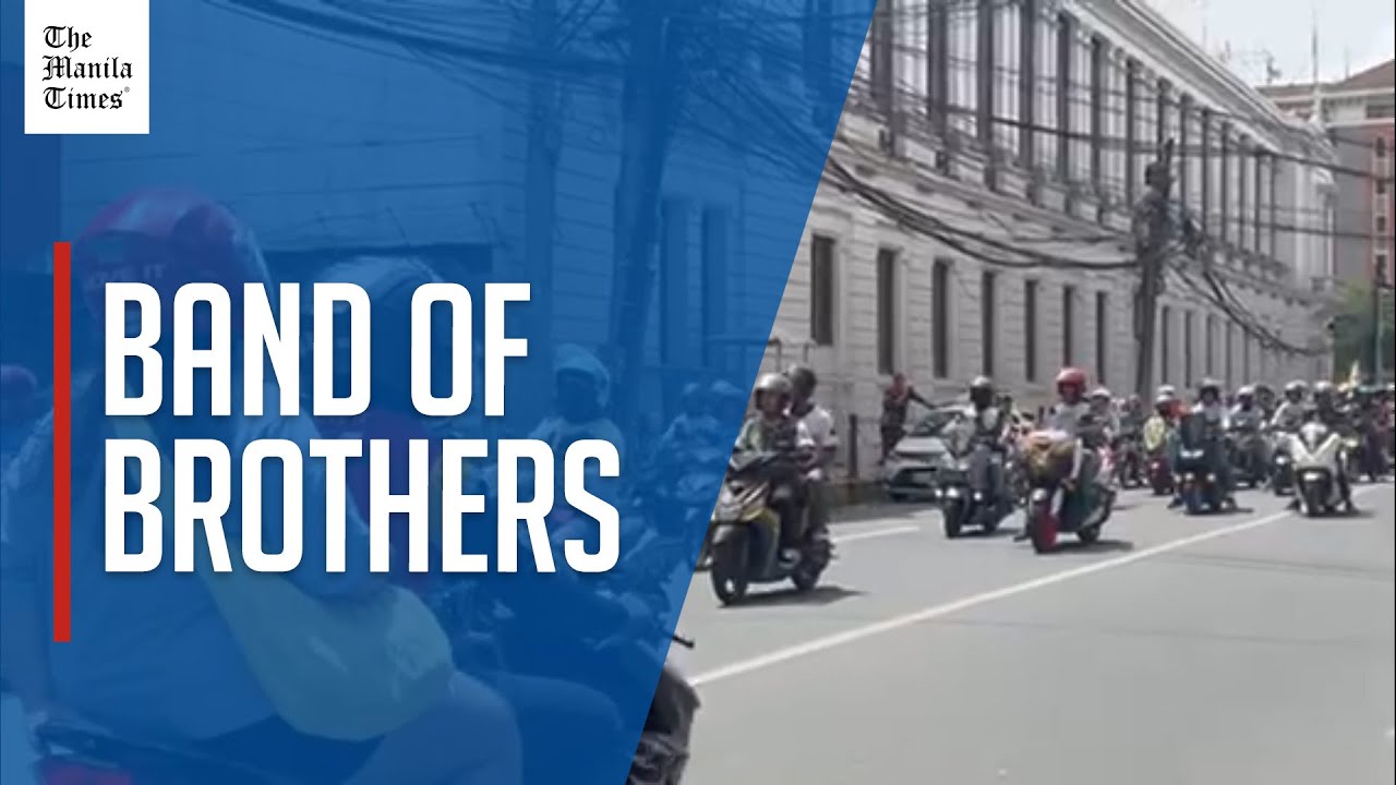 Fraternity holds motorcycle parade in Manila to celebrate 57th founding anniversary