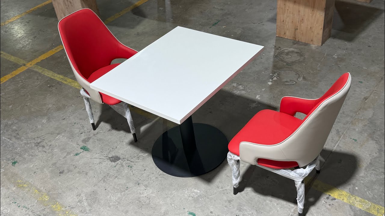 Hot Sale Living Room Lounge Table White Corian Solid Surface Dinning Tables.