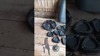 Produk Asbak berbahan dasar sampah pelastik