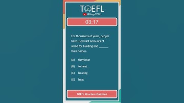 TOEFL Grammar Practice #377 | Structure Questions (Parallel Structures / Gerunds)