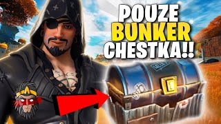 *CHALLENGE* LOOT POUZE Z BUNKER CHESTKY VE FORTNITE!!