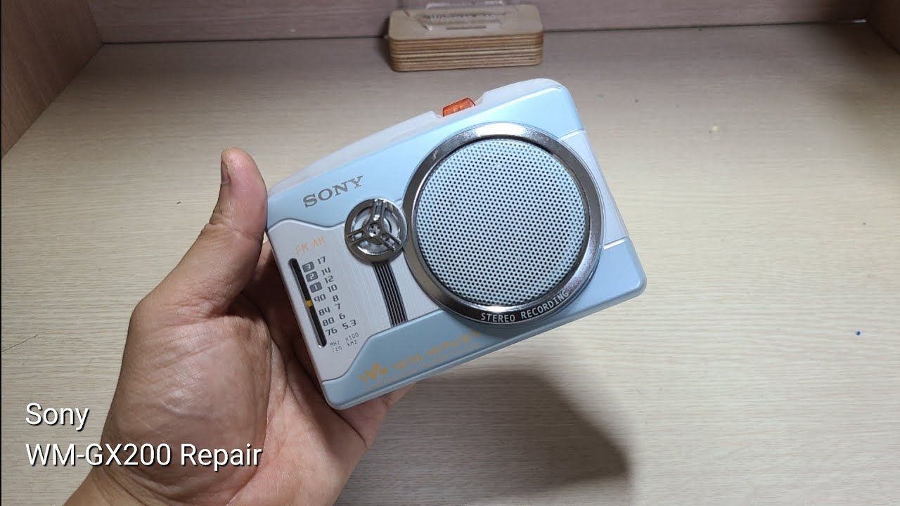 Sony WM-GX200 Repair Cassette Walkman - YouTube