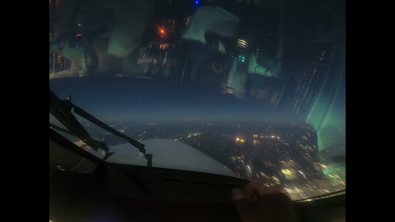 Night Flight Timelapse - KRIC - KROA