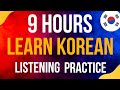 9 Hours of Korean CONVERSATION Practice  ||| Improve your Korean from Morning until Night