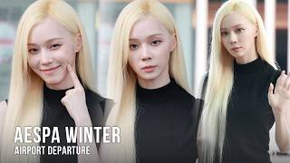 윈터(에스파), 인천공항 출국 | aespa WINTER Airport Departure