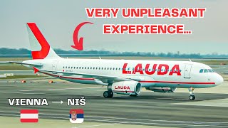 TRIP REPORT | Disappointing Flight with Ryanair (Operated by Lauda) | Airbus A320 | Vienna - Nis