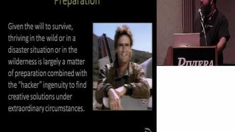 Hackers vs. Disasters Large and Small: Hacker Skills for Wilderness and Disaster Survival (DEFCON17)