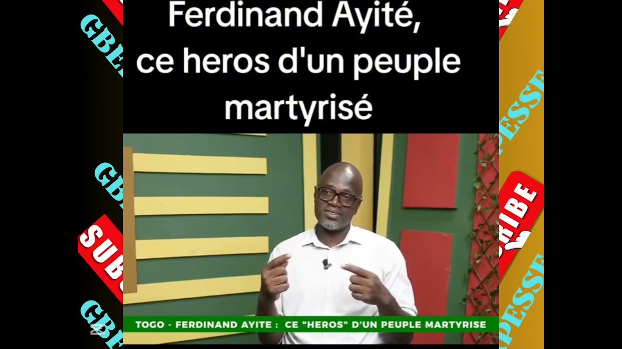 🇹🇬💄 FERDINAND AYITE EST L'HERO DU PEUPLE SUIVEZ CET INTERVIEW JUSQU'À LA FIN 💄🇹🇬