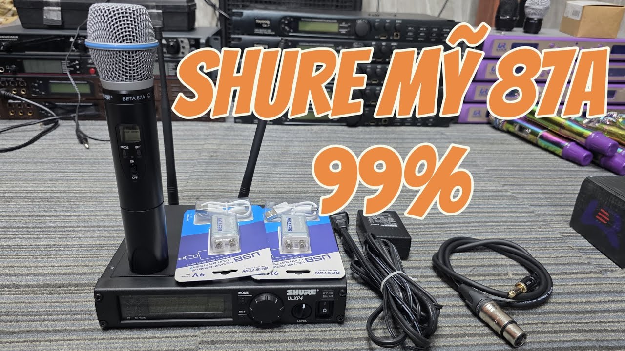 MICRO SHURE MỸ ULXP24/87A CUỐI CÙNG CỦA NĂM ĐẸP THIẾU HỘP XỐP ĐẲNG CẤP 