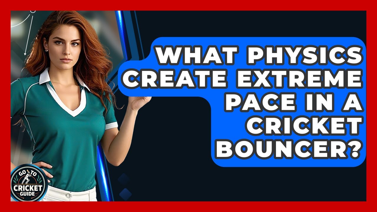 What Physics Create Extreme Pace In A Cricket Bouncer? - Go-To Cricket Guide