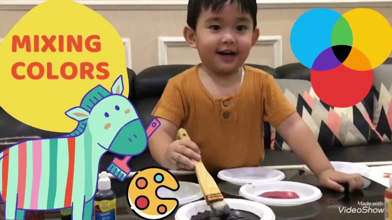 KIDS MIXING COLORS  | HOW TO MIX COLORS FOR BABY, KIDS, TODDLER   RAINBOW COLORS