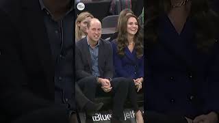 Prince William, Kate Middleton sit courtside at Boston Celtics game | USA TODAY #Shorts
