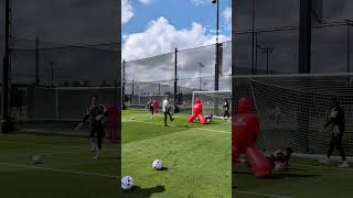Goalkeeping drills just hit different 🧤