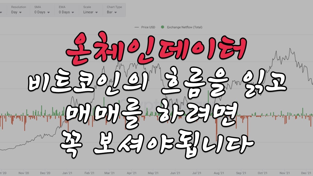 온체인 데이터, 비트코인의 흐름을 읽고 매매를 하려면 꼭 보셔야됩니다! │ 차트분석 (온체인 데이터)