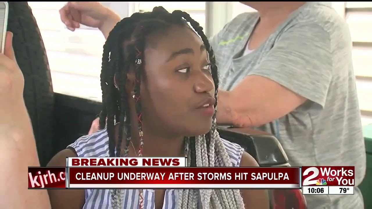 Cleanup underway in Sapulpa after storms hit - YouTube