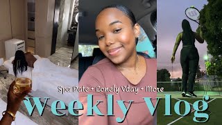 VLOG - SPA DATE + LONELY VDAY + UPCOMING TRAVEL ✈️