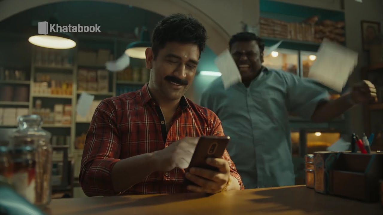 Khatabook- Free Udhaar Khata app for Kirana Store | ft. M.S. Dhoni | Len Den Khata App