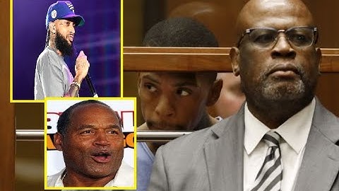 Nipsey Hussle Trial | O.J. Simpson prosecutor Chris Darden representing Eric Holder