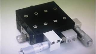 Horizontal Z Axis Linear Stage Manual Aluminum Alloy Material