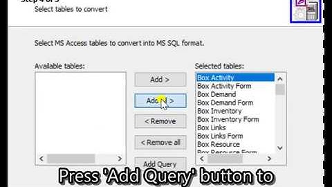 How to migrate MS Access to SQL Server