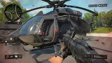 Call Of Duty Black Ops 4 || Jumping out of the helicopter to kill in Blackout!!!