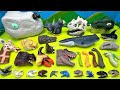 50 Dinosaur Heads | Brachiosaurus Tyrannosaurus Triceratops Indominus Head toys 공룡 머리 놀이