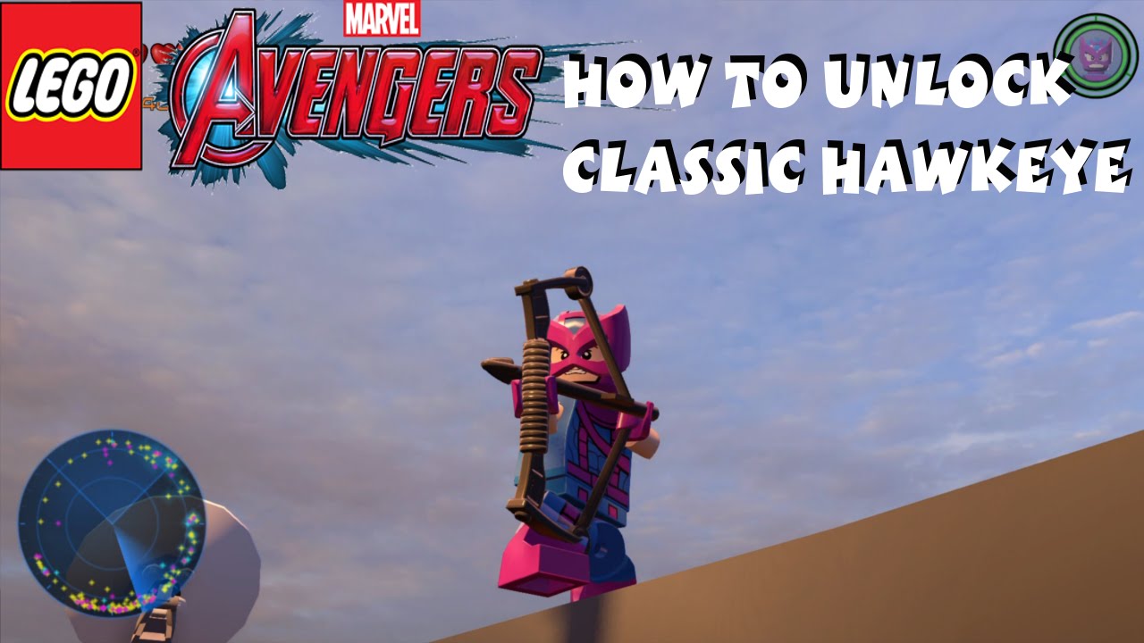 Lego Marvel Avengers How Unlock Classic Hawkeye - YouTube